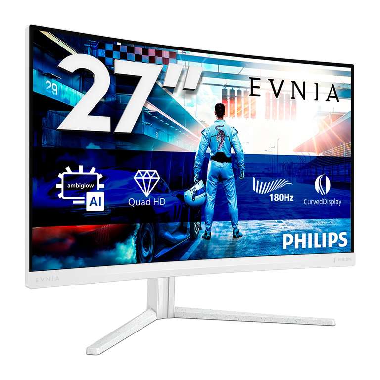 PHILIPS Evnia 27M2C5501 27 QHD Curved Monitor – £119 at Amazon