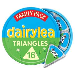 Dairylea Cheese 16 Triangles 250g £1.50 at Morrisons