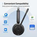 AnkerWork H300 Wireless Mono Headset with Noise Cancellation , Bluetooth 5.1 Or USB Dongle for PC and Phone £41.98 @ AnkerDirect / Amazon