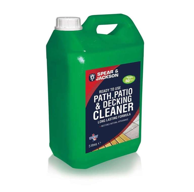Spear & Jackson Path & Patio Cleaner - 5L £5 @ Homebase Free click and  collect | hotukdeals
