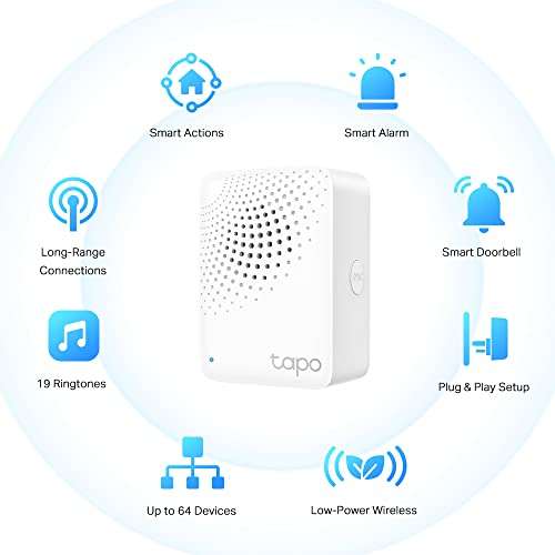 Tp-Link Tapo Smart IOT Hub with Chime (Tapo H100) - £13.49 @ Amazon