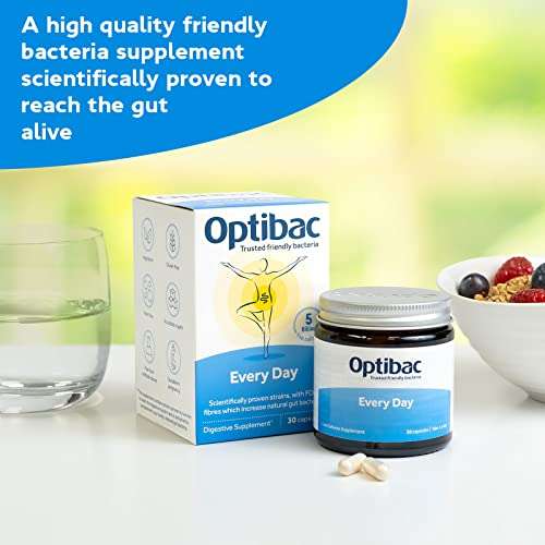 2 x Optibac Probiotics Every Day Digestive Probiotic Supplement 90 Capsules - £49.05 via S&S - Sold by Optibac