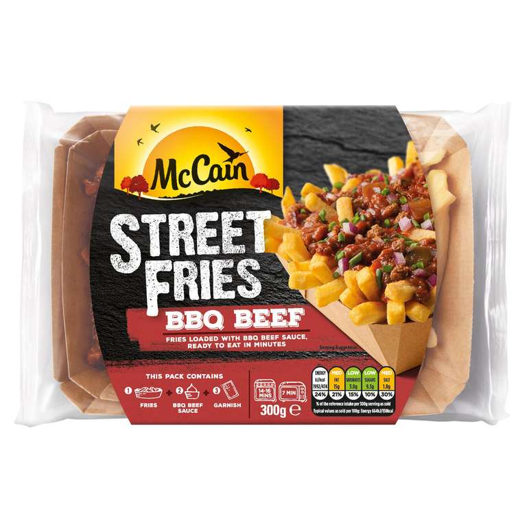 McCain Street Fries BBQ Beef 300g - 75p instore @ Home Bargains, Glasgow