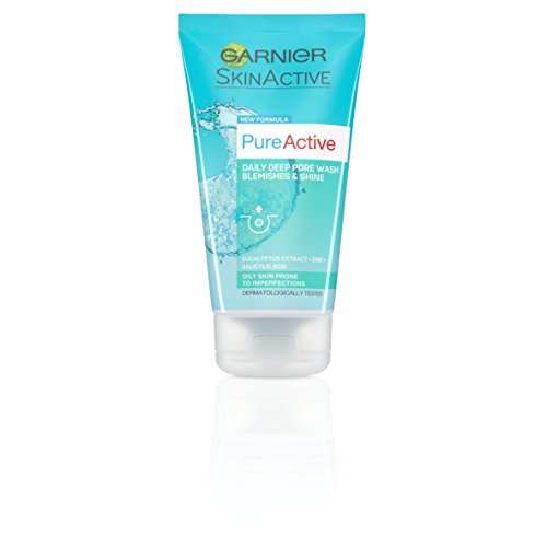 Garnier Pure Active Anti-Blackhead Deep Pore Face Wash 150ml £2.66 @ Amazon