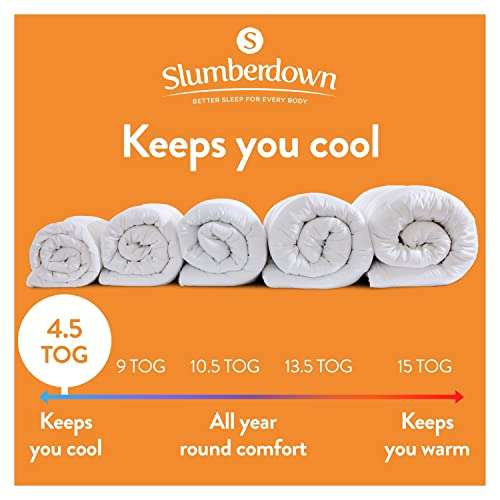 Slumberdown Climate Control King Size Duvet - 10.5 Tog All Year Round Temperature Regulating Quilt Sold by Sleep Seeker FBA