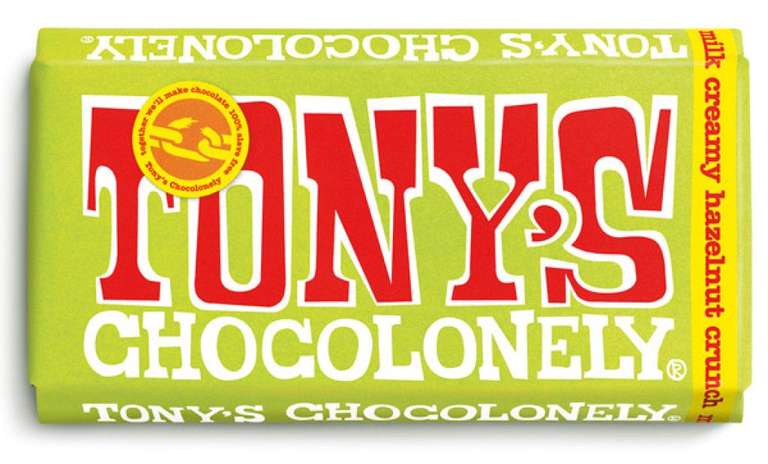 Tony's Chocolonely Milk Creamy Hazelnut Crunch 180g - Oadby