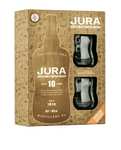 Jura 10 Year Old Single Malt Whisky 2 Glasses Gift Pack, 70 cl