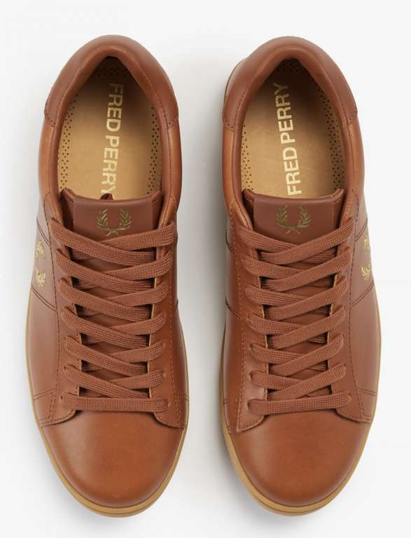 Fred Perry ‘Spencer’ Leather Shoes (2 Colours / Sizes 3-12) - £40 + Free Delivery & Returns @ Fred Perry