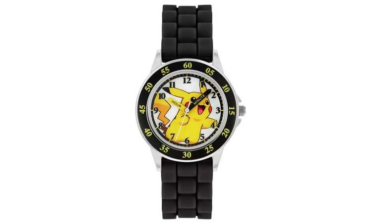 Pokemon Black Time Teacher Strap Watch - Free c&c