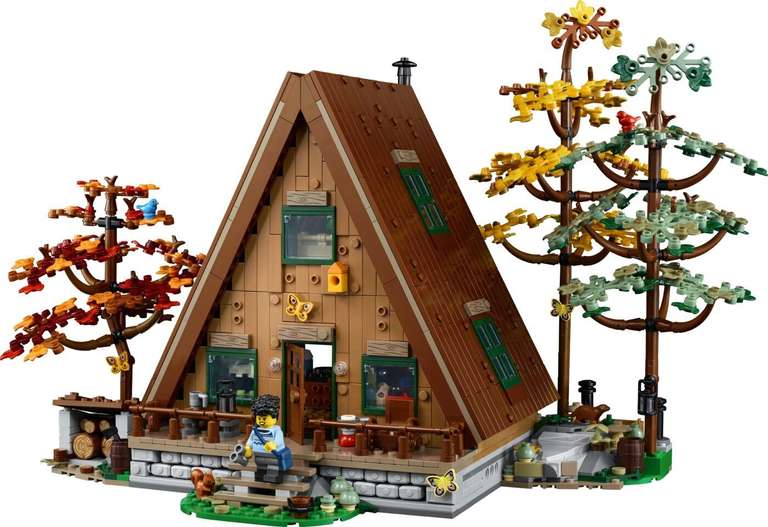 LEGO Ideas 21338 A-Frame Cabin Set