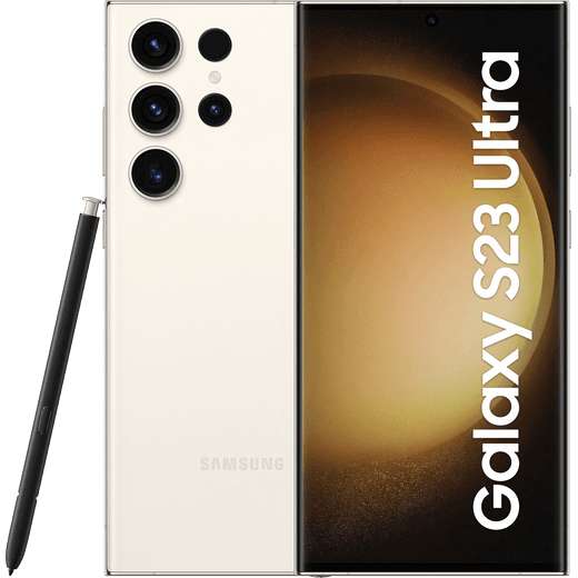 Samsung Galaxy S23 Ultra - 256GB - Cream/Green (UK Mainland Delivery)