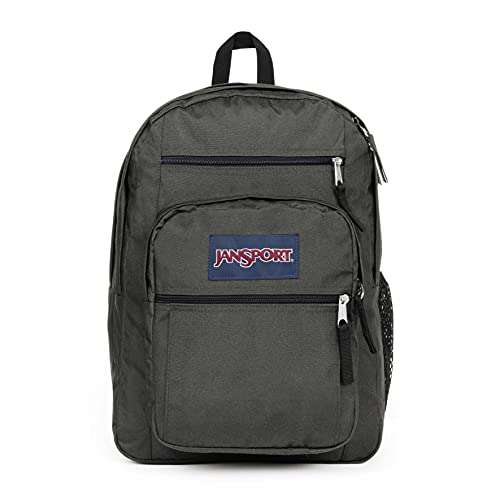 JANSPORT Big Student, Large Backpack, 34 L, 43 x 33 x 25 cm, 15in laptop compartment - Graphite Grey