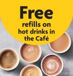 Free refills on hot drinks in majority of Morrisons cafes - hot drinks from £1.75