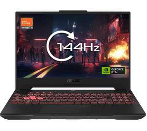 ASUS TUF A15 15.6" FHD 144Hz 100%sRGB AMD R9 7940HS RTX 4070 16GB 512GB 90WHrs 2.2Kg G-Sync MUX Switch Win11 Gaming Laptop