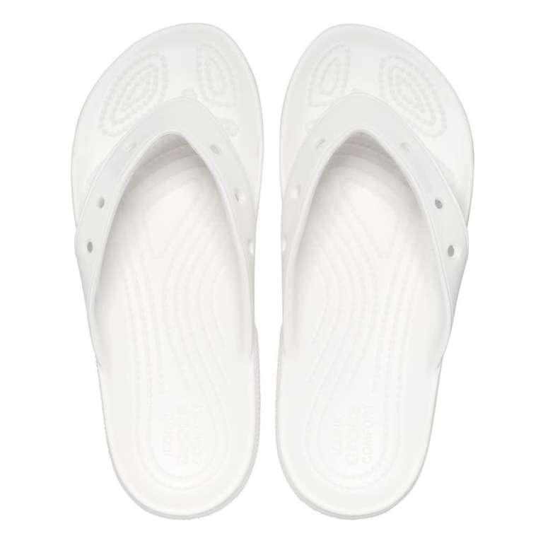 Crocs Unisex's Classic Flip Flops (White) 3 UK Men / 4 UK Women £7.15 VG / £7.25 Like New - Amazon Warehouse