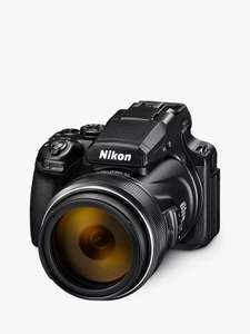 Nikon COOLPIX P1000 Bridge Camera, 16MP, 4K UHD, 125x Optical Zoom £1029 plus £100 Gift Card (For MY JL Members) at John Lewis & Partners