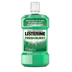 Listerine fresh mint 250ml £1.75 / £1.49 possible £1.23 with voucher and Subscribe and Save @ Amazon