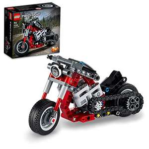 LEGO 42132 Technic Motorcycle to Adventure Bike 2 in 1 Model Building Set, Motorbike Toy, Construction Toys Gift for Boys and Girls