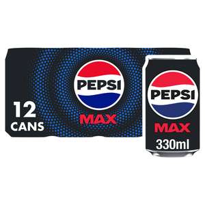 Pepsi Max Cherry 330ml cans 12-pack - Rubery