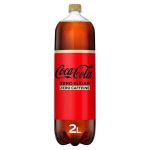 Coca cola zero caffiene, zero sugar 2L at Express Reading