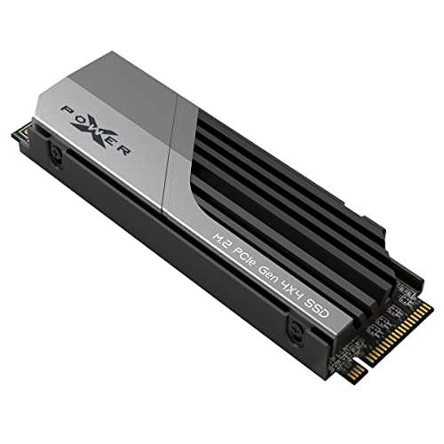 Silicon Power 4TB XS70 Nvme PCIe Gen4 M.2 2280 Internal Gaming SSD W/R Up to 7,200 MB/6,800/s (SP04KGBP44XS7005) sold by SP EUROPE