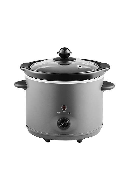 Grey Compact Slow Cooker 1.8L - £10 + free click and collect @ George (Asda)