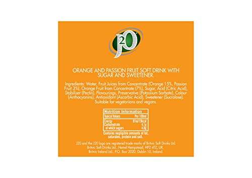 J2O Fruit Blend Orange and Passionfruit 12 x 250ml Cans £6 @ Amazon (£5.10/£5.40 subscribe and save)
