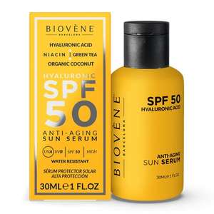 Biovene Hyaluronic Anti-Aging Moisturising Sun Serum - SPF50 Biovene 30ml