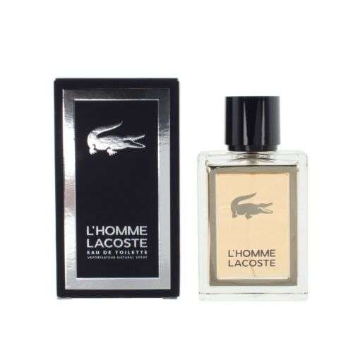 Lacoste L'Homme 50ml Eau De Toilette EDT Spray For Men - Damaged Box - Sold by hogiesonline