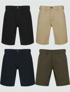 Men’s Cotton Chino Shorts in 4 colours now £12.49 each + £1.99 delivery at Tokyo Laundry Shop