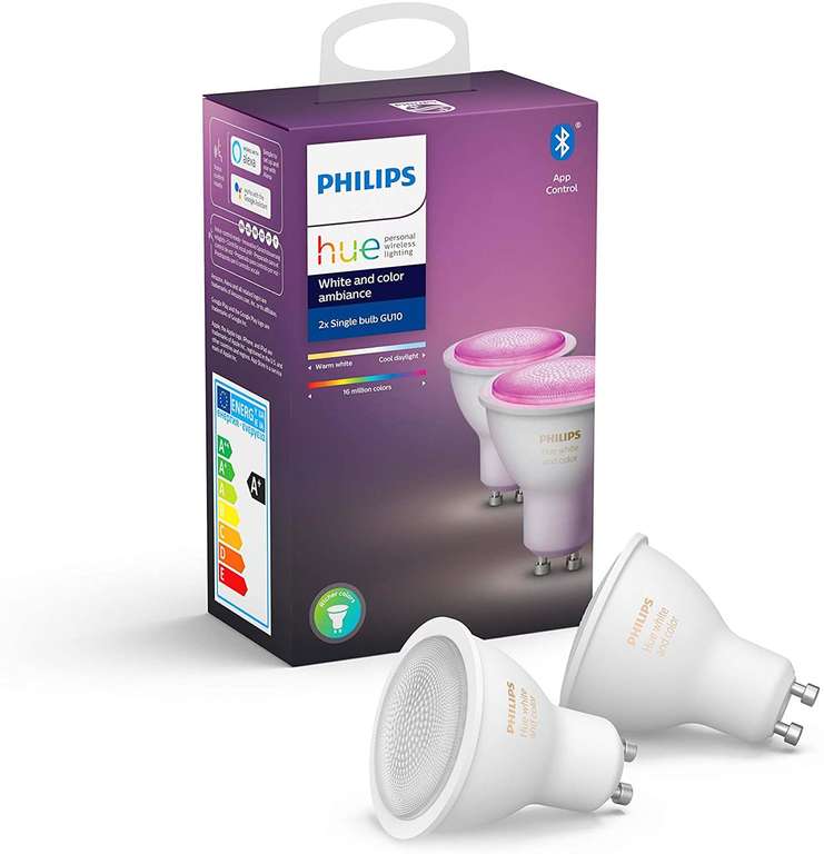Hue GU10 Twin Pack £56.99 @Argos + Free Collection