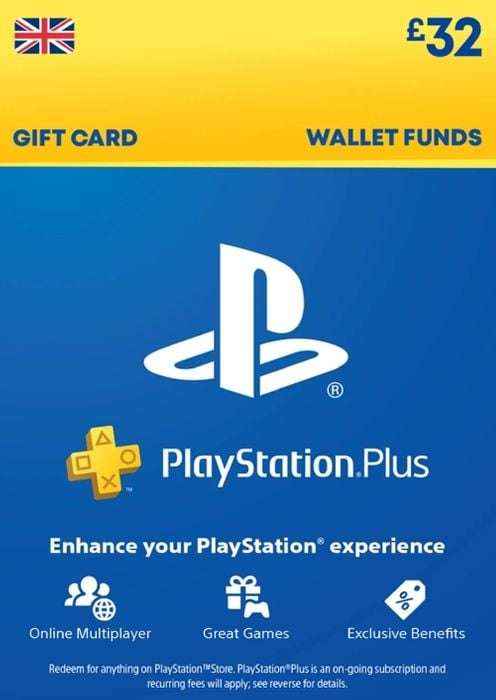 Playstation Gift Card 32GBP - £26.99 @ CDKeys