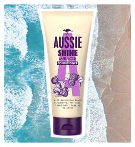 Aussie Miracle Shine Hair Conditioner For Dull Hair 200ml - £2.66 + free click and collect over £15 - @ Boots