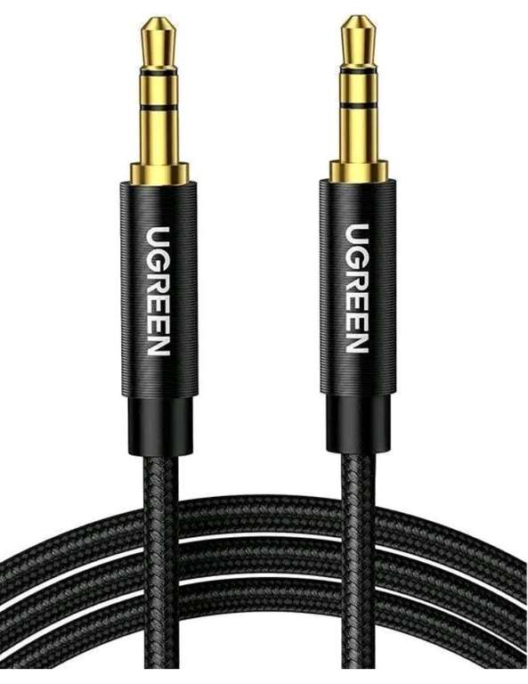 UGREEN 3.5mm Male to 3.5mm Male Cable Gold Plated 1m (Black) - £3.39 Delivered @ Repairoutlet UK / Ebay
