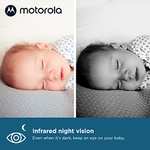 Motorola Nursery VM50G Baby Monitor Camera - 5-inch Colour Display Parent Unit - Lullabies - Two-Way Communication - High Sensitive