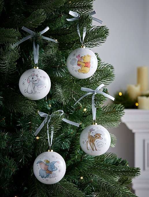Disney Character Baby Bauble - Set of 4 now £3 + free click and collect @ George (Asda)