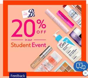 Save 20% on almost everything with student discount on your advantage card