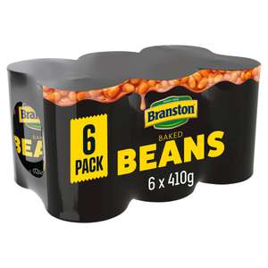 Branston Baked Beans in a Rich & Tasty Tomato Sauce 6x410g - £2.95 @ Sainsbury's