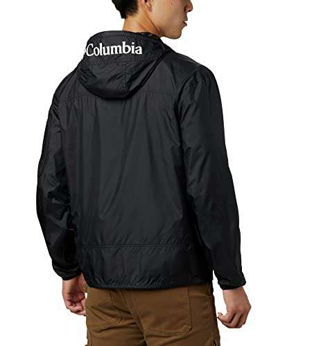 Columbia Men's Windbreaker Jacket, Challenger - Black - Sizes S / M