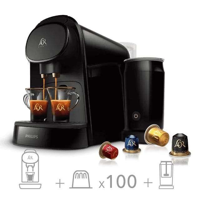 L'OR BARISTA SUBLIME Nespresso Double Shot machine multiple colours available at £69.99 @ Lorespresso