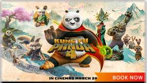 Kung Fu Panda 4, Up to 4 Free Cinema Film Tickets. Selected Locations via SKY VIP APP