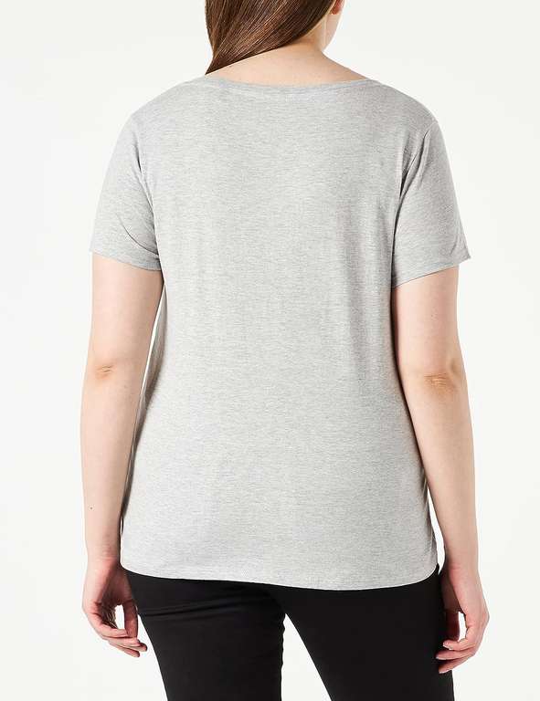 Disney Women's Wodalwots040 T-Shirt, Melange Grey, XL