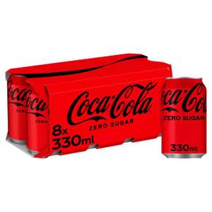 Coca cola zero 8x330ml (Bedford / Bescot Walsall)