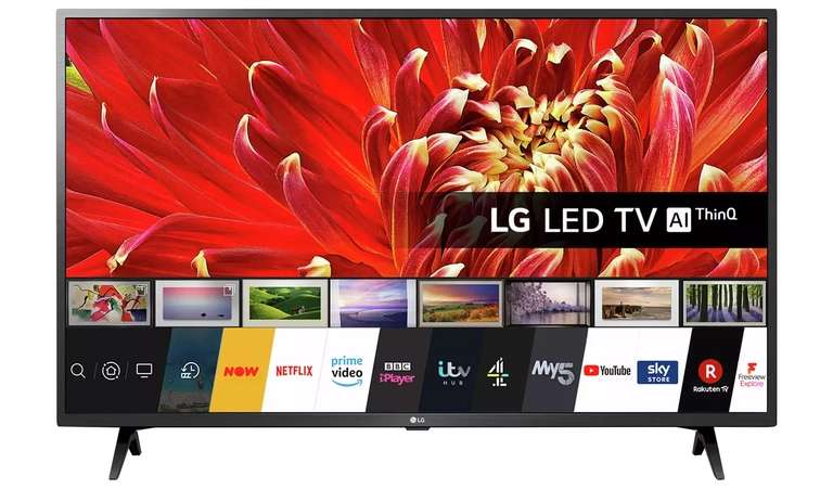 LG 43 Inch 43LM6300 Smart Full HD HDR LED Freeview TV £199 free Click & Collect Argos