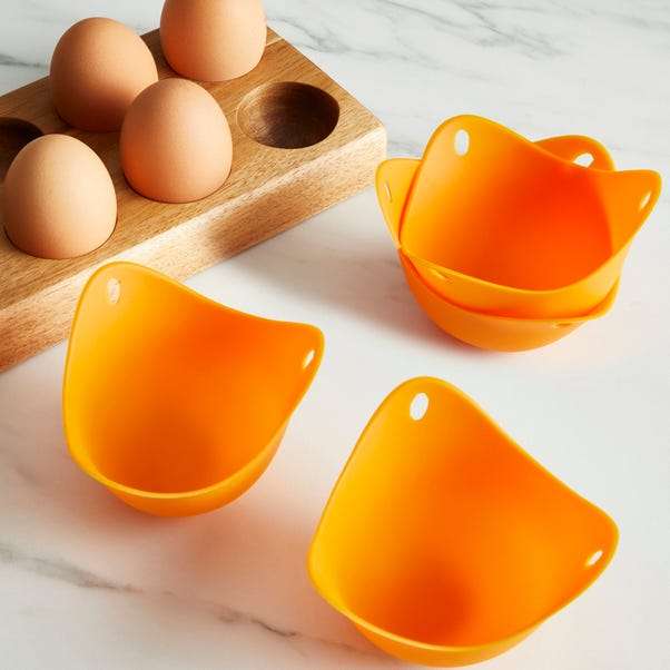 X4 Handy Kitchen Silicone Egg Poachers - Free C&C