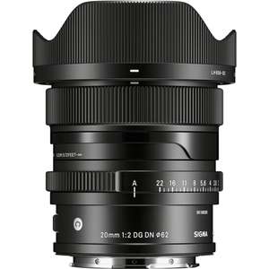 Sigma 20mm F2 DG DN Contemporary Lens(iSeries) Panasonic L-Mount/Sony E+FE Mount