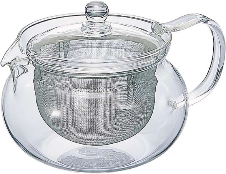 Hario CD Chacha Kyusu-Maru-Pot for Brewing Tea 700ml, Glass