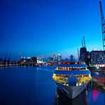 London 4* Sunborn Yacht hotel - May overnight stay inc bank holiday with dock view for 2 people inc breakfast w/ unique code