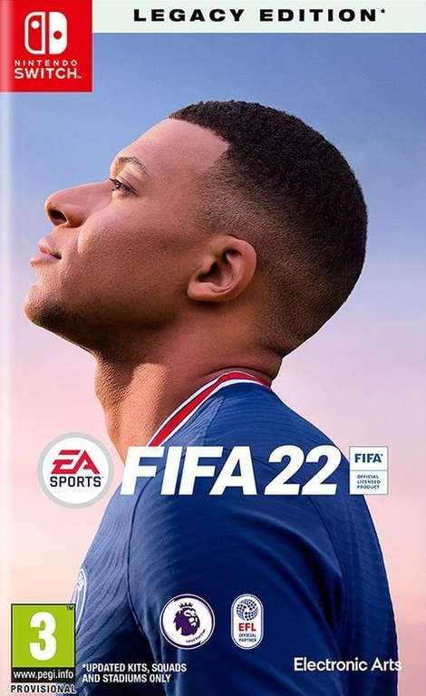 Fifa 22 Legacy Edition, Physical, Nintendo Switch - £19.99 free collection (very limited stores) @ Argos