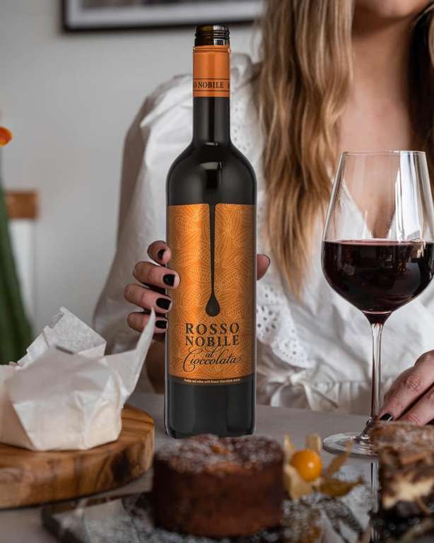 Rosso Nobile Al Cioccolata - Noble red wine with fine chocolate aromas (6 x 0,75L)